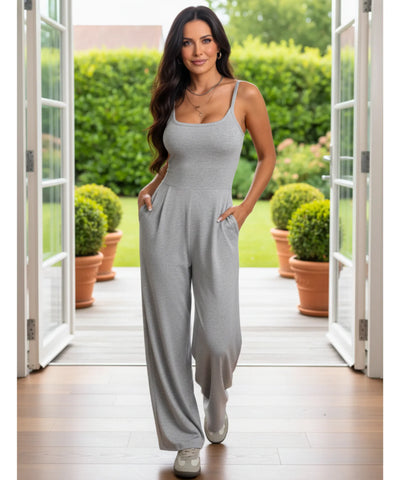 Comprar macacão feminino longo pantalona perna larga casual confortável em promoção ZARA