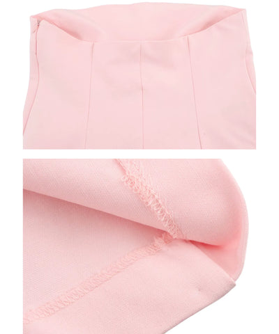 Macacão Feminino Longo Rosa Tomara Que Caia Elegante | Manu