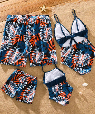 Maiô Mãe e Filha Praia Conjunto Família Shorts | Simpsons