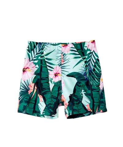 Maiô Mãe e Filha Azul com Shorts Pai e Filho Praia | Leme