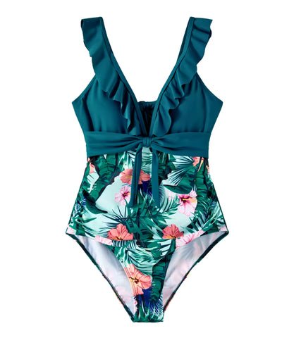 Maiô Mãe e Filha Azul com Shorts Pai e Filho Praia | Leme