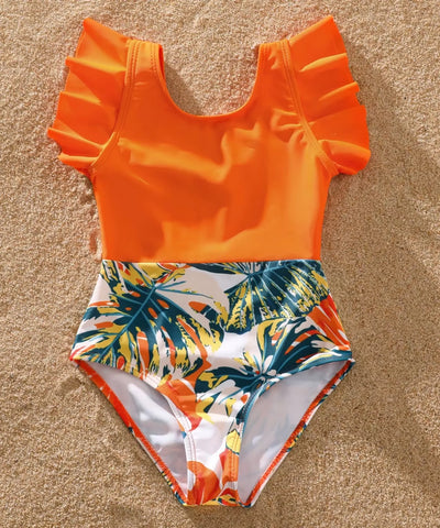 Maiô Mãe e Filha Azul com Shorts Pai e Filho Praia | Leme