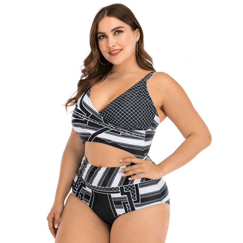 Anellimn comprar melhor maiô plus size cintura alta barato biquini feminino preço