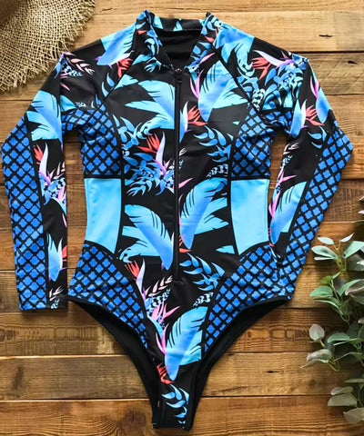 Maiô Surfista Manga Longa Estampado | Sean