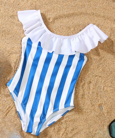 Maiô Tal Mãe Tal Filha com Shorts Família Listrado | Mel