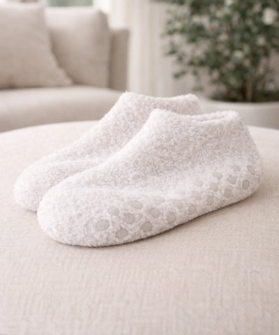 Comprar Meia Antiderrapante Peluciada Térmica Feminina Confortável Segura Casa Inverno barato