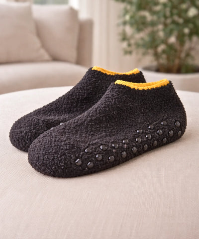 Comprar Meia Antiderrapante Peluciada Térmica Feminina Confortável Segura Casa Inverno barato