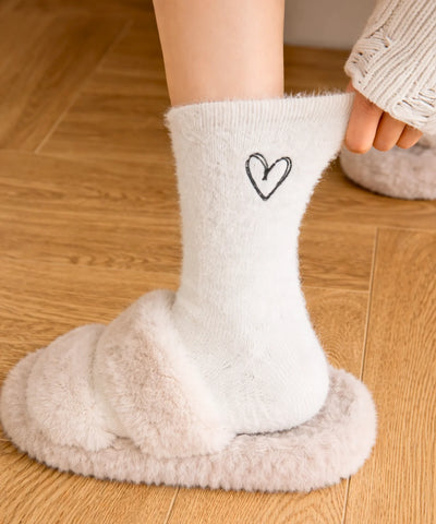  Comprar meia peluciada feminina antiderrapante felpuda inverno quente dormir casa barato em promoção