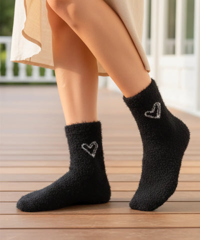  Comprar meia peluciada feminina antiderrapante felpuda inverno quente dormir casa barato em promoção