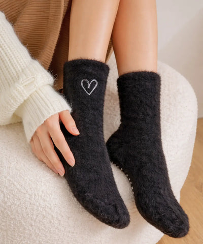  Comprar meia peluciada feminina antiderrapante felpuda inverno quente dormir casa barato em promoção