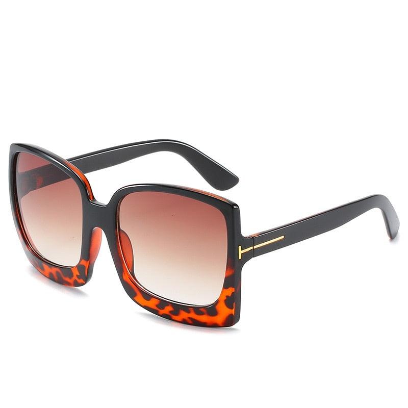 Anellimn melhor oculos de sol feminino grande com proteção UV óculos de sol feminino barato
