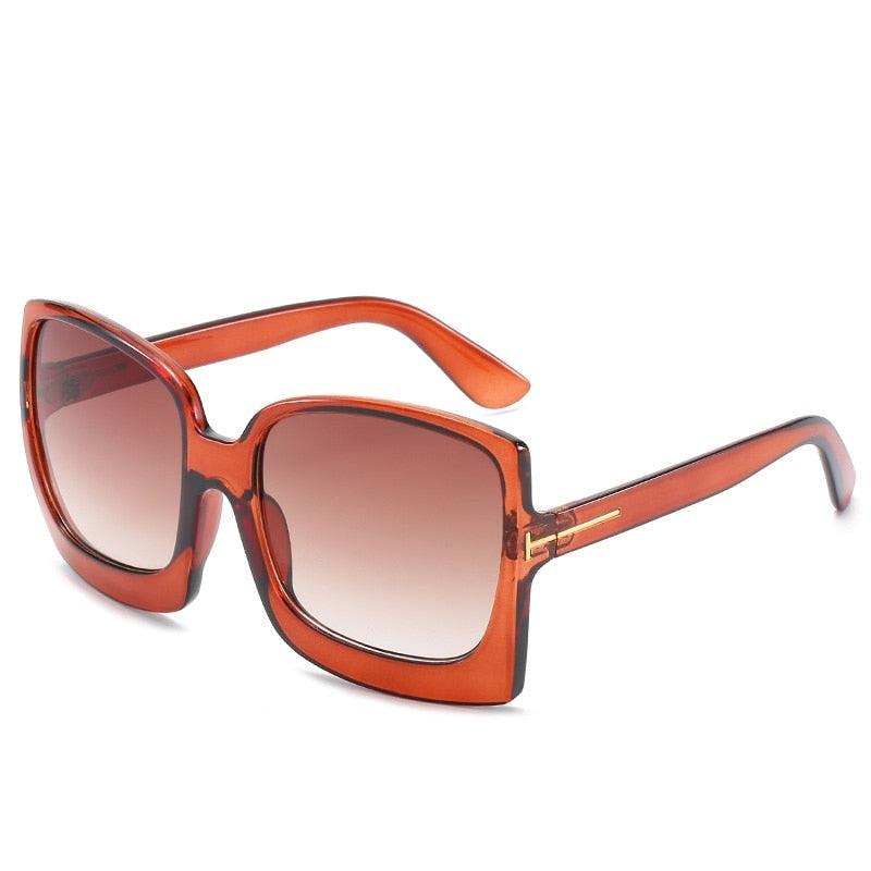 Anellimn melhor oculos de sol feminino grande com proteção UV óculos de sol feminino barato