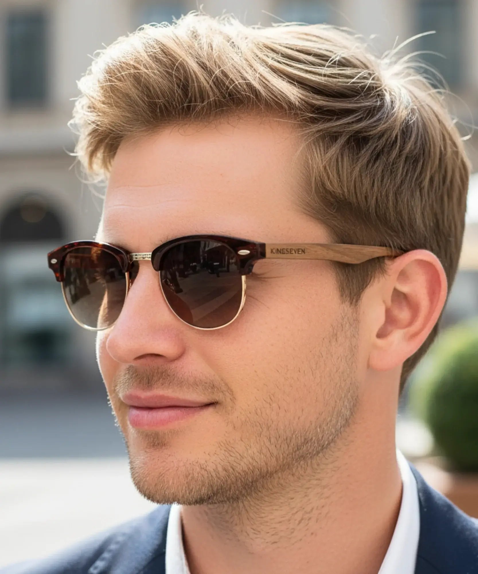 Comprar óculos de sol polarizado madeira natural UV400 vintage retrô unissex barato promoção