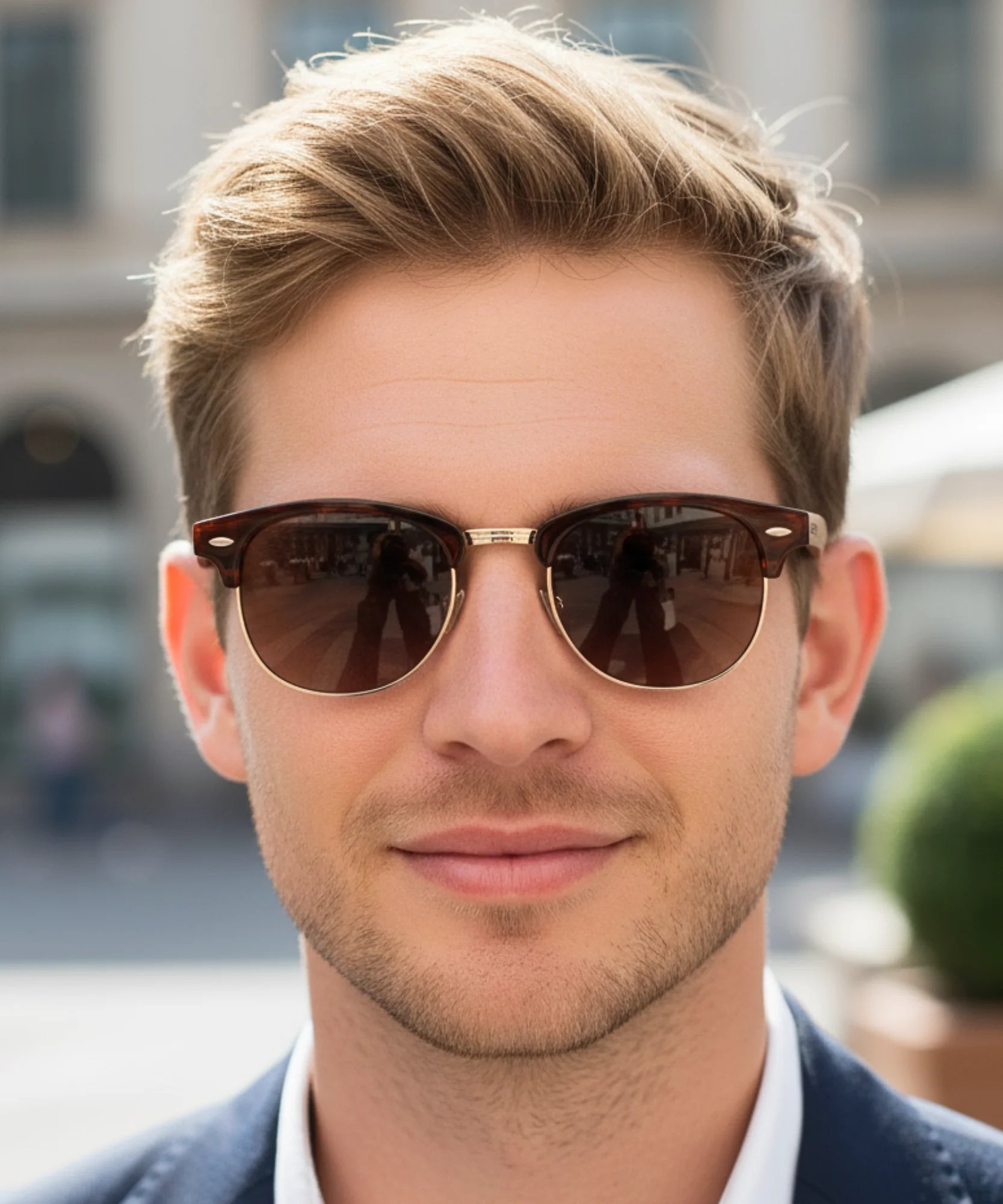 Comprar óculos de sol polarizado madeira natural UV400 vintage retrô unissex barato promoção