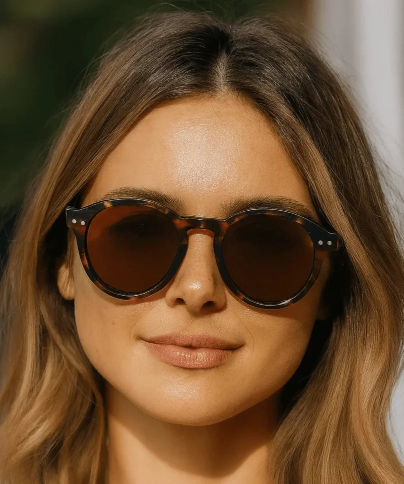 Comprar óculos de sol redondo polarizado proteção UV400 unissex premium barato promoção ANELLIMN