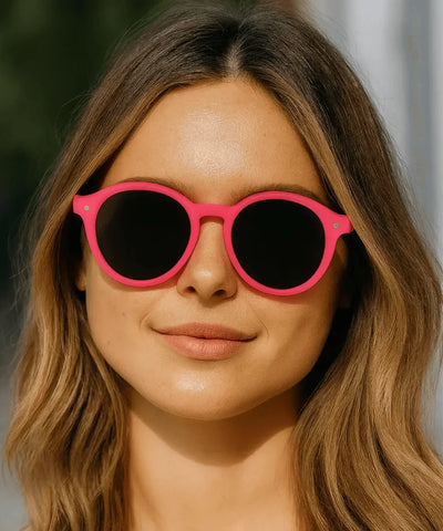 Comprar óculos de sol redondo polarizado proteção UV400 unissex premium barato promoção ANELLIMN