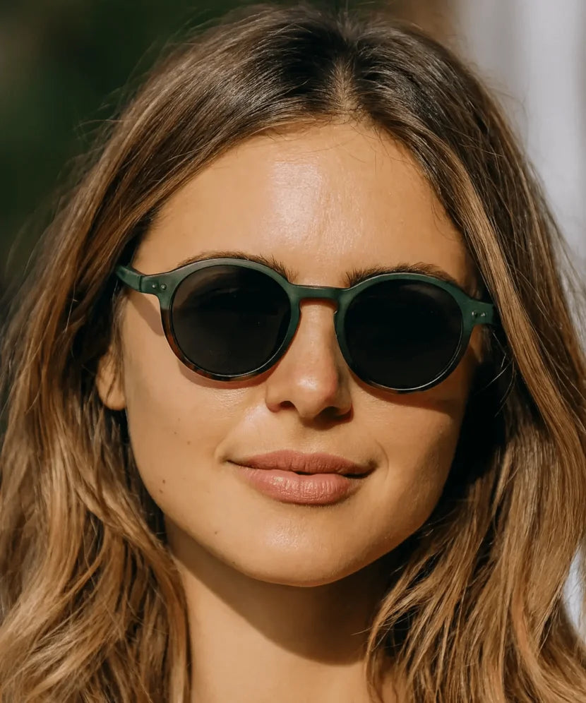 Comprar óculos de sol redondo polarizado proteção UV400 unissex premium barato promoção ANELLIMN
