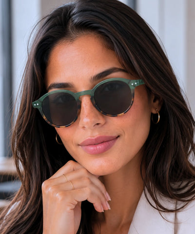 Comprar óculos de sol redondo polarizado proteção UV400 unissex barato em promoção Anellimn