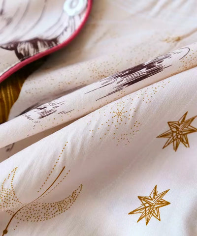 Pijama Americano Feminino Viscose Estampado Elegante | Chiara