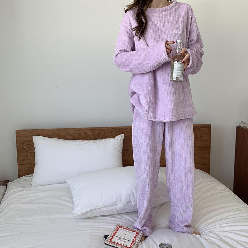 Anellimn comprar melhor pijama feminino flanelado fleece de lã barato preço do pijama feminino