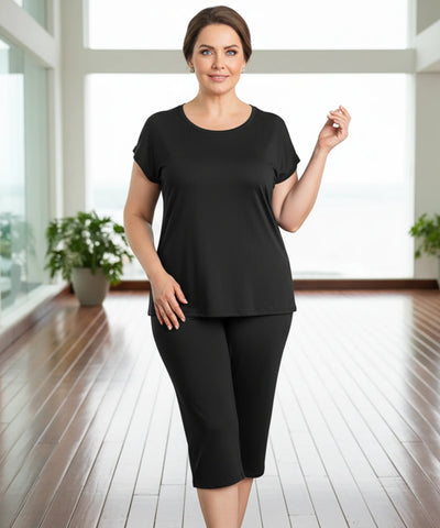 Comprar pijama feminino curto plus size conjunto blusa manga curta e bermuda em modal macio para dormir e casa barato ou em promoção