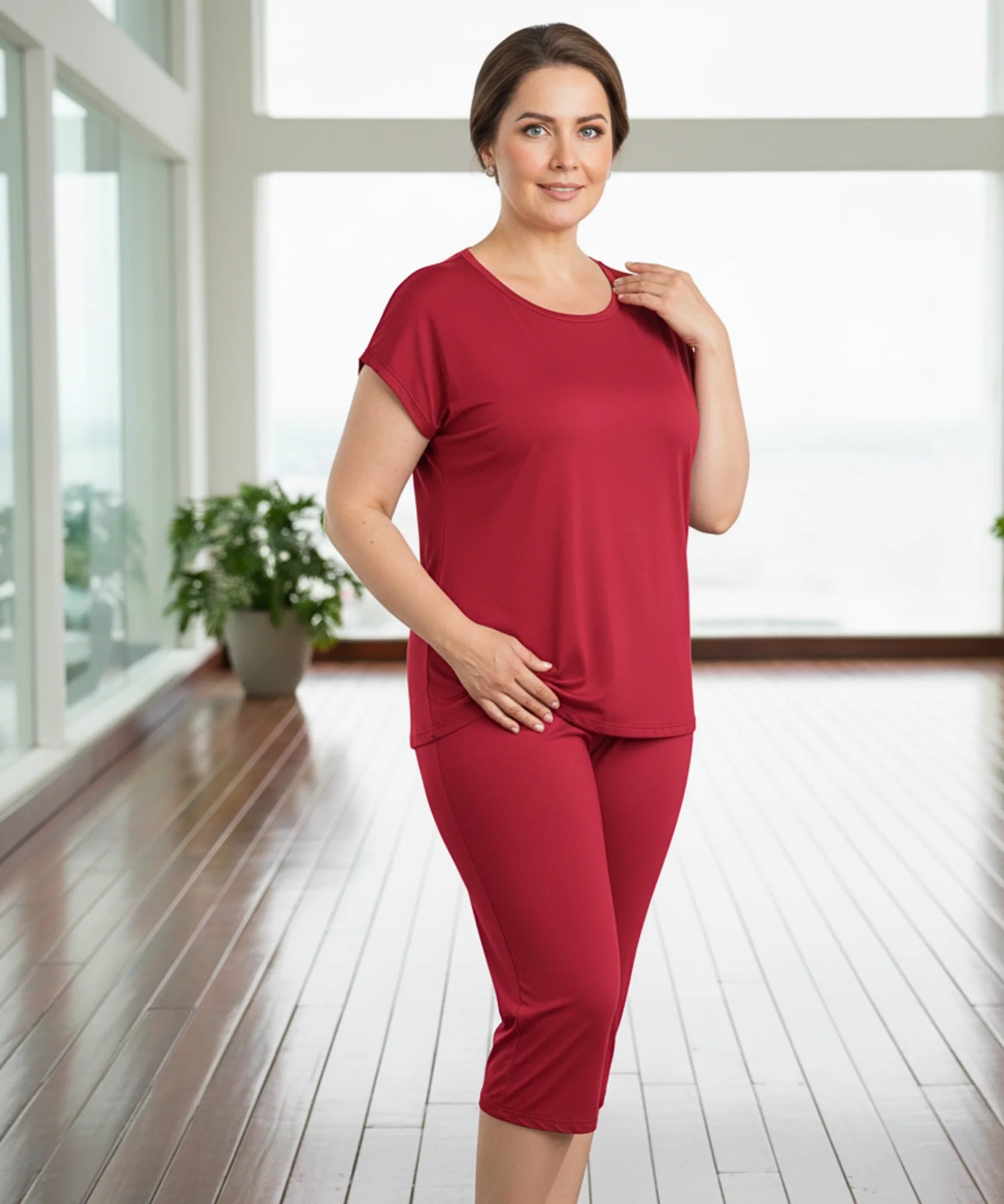 Comprar pijama feminino curto plus size conjunto blusa manga curta e bermuda em modal macio para dormir e casa barato ou em promoção