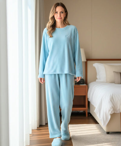 Comprar conjunto alfaiataria feminino elegante crepe blusa ombro caído calça pantalona wide leg em promoção ZARA