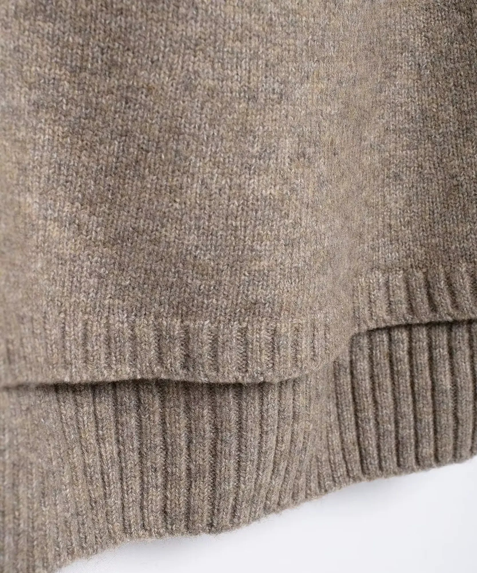 Comprar poncho feminino capa em tricot com caxemira e botões para looks elegantes e sofisticados de meia-estação com estilo europeu barato ANELLIMN