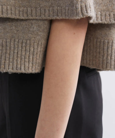 Comprar poncho feminino capa em tricot com caxemira e botões para looks elegantes e sofisticados de meia-estação com estilo europeu barato ANELLIMN