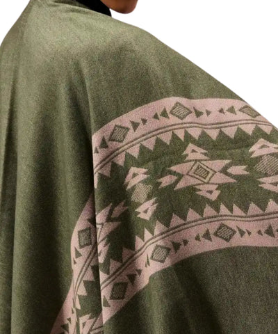 Poncho Feminino com Estampa Étnica Elegante | Itali