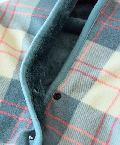 Poncho Feminino Inverno Xadrez Soft Macio | Lua