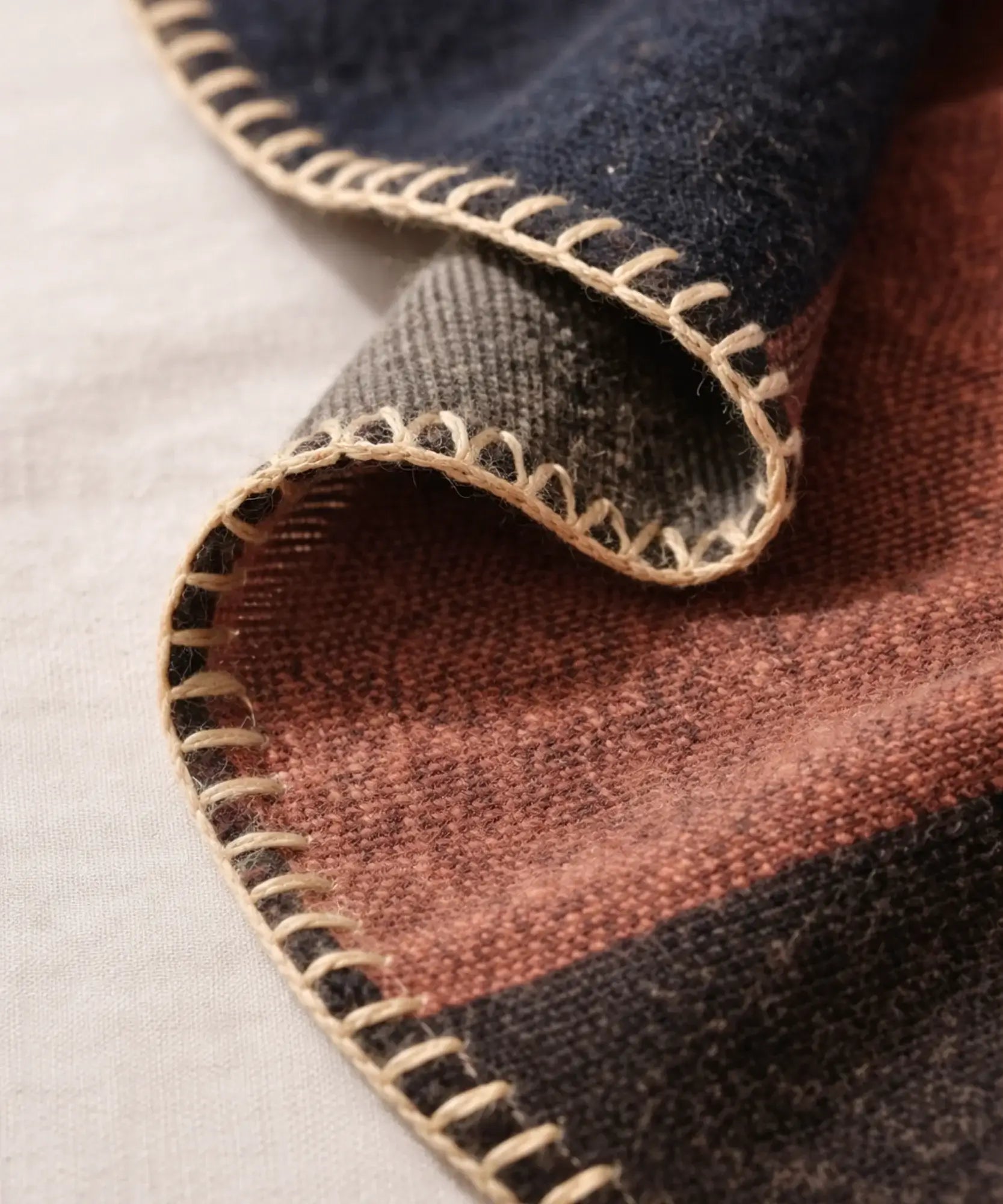 Comprar poncho feminino xale oversized estampa geométrica inverno promoção ANELLIMN