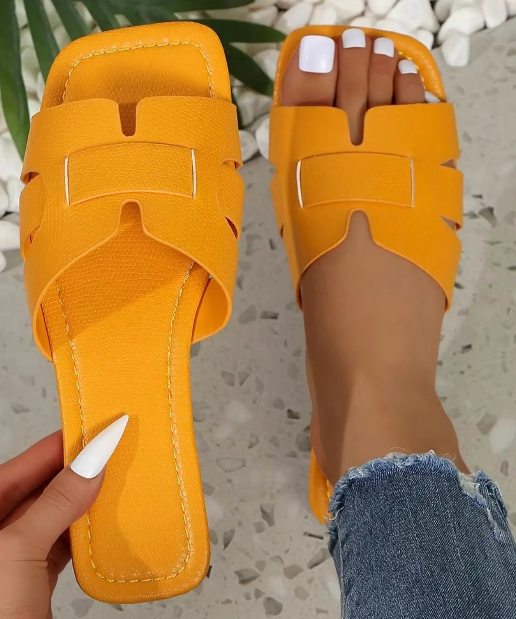 Comprar rasteirinha feminina slide tira larga confortável macia anatômica casual praia verão em promoção