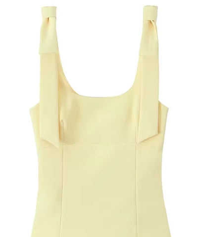 Regata Feminina Alça Laço Decote Quadrado Elegante | Merci