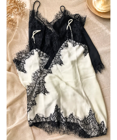 Comprar regata feminina cetim renda social elegante alcinhas finas toque sedoso barato ou em promoção ANELLIMN