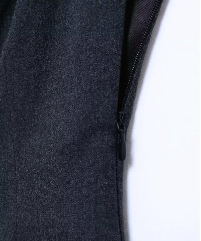 Comprar regata feminina social elegante zíper lateral babado barra trabalho escritório barato ou em promoção ANELLIMN