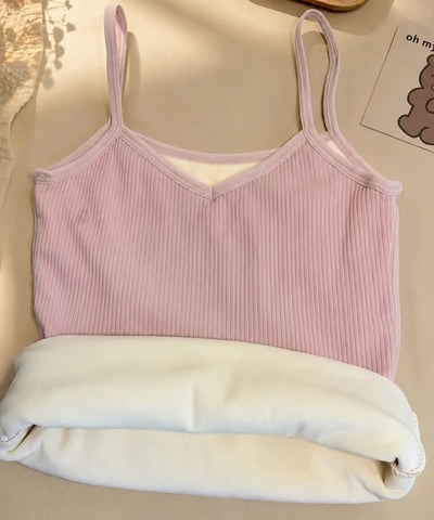 Comprar regata térmica feminina rosa com forro térmico barato frete grátis