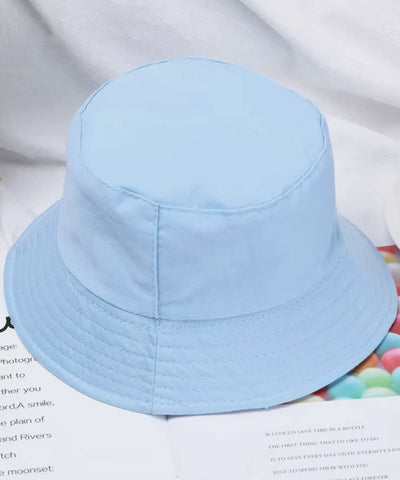 Chapéu bucket de algodão na cor azul claro, still do produto