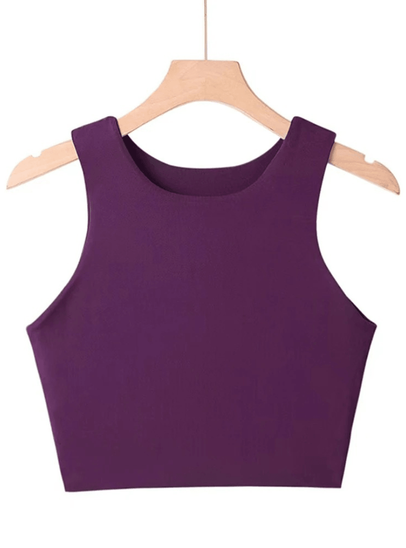 Cropped roxo em still — conferir se é foto deste produto