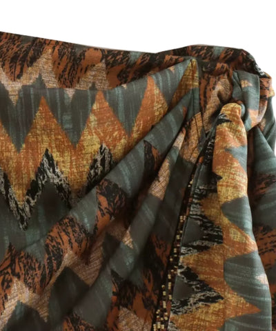 Saia Envelope Franja Assimétrica Feminina Elegante Boho | Elektra