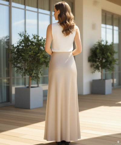 Saia Longa Alfaiataria Feminina Justa Social Elegante | Anaya