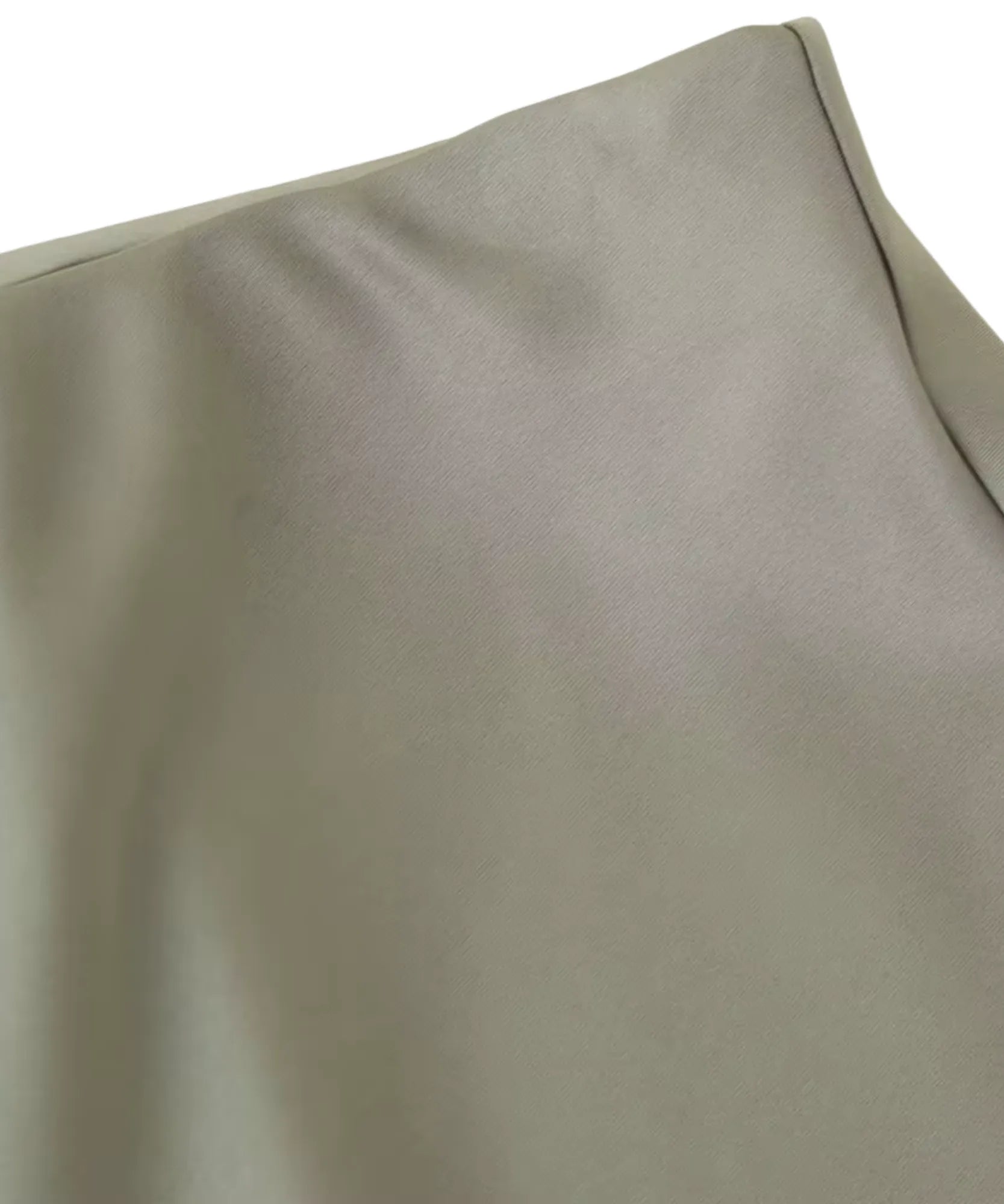 Comprar saia midi alfaiataria cetim verde barato Anellimn