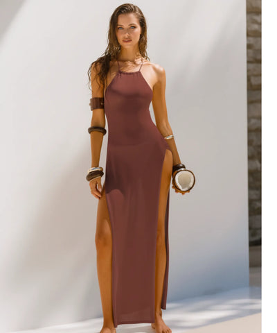 Saia de Praia Longa Malha Costas Abertas Verão | Reno