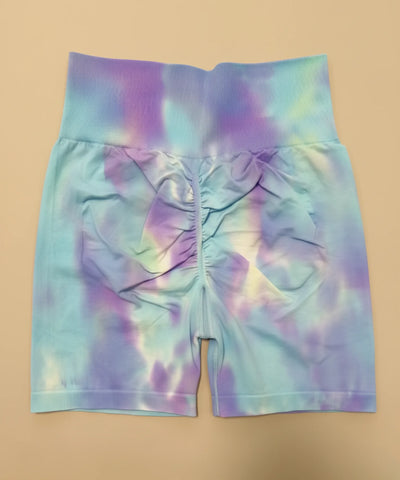 Comprar shorts academia feminino cintura alta compressão fitness treino ciclismo estampado barato ou em promoção