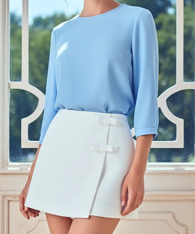 Shorts Saia Alfaiataria Feminino Envelope Social | Alisso