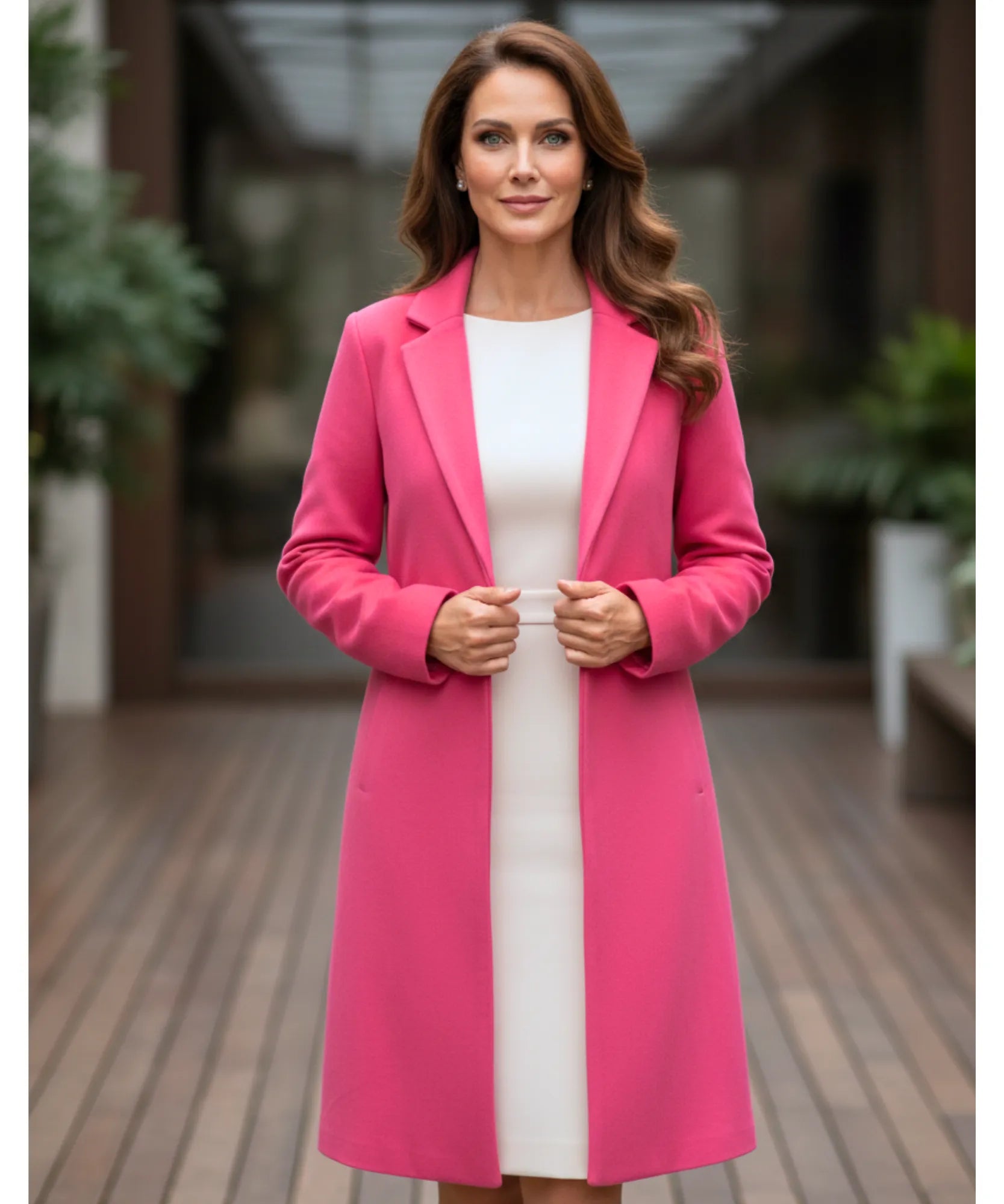 Comprar sobretudo feminino longo de lã batida elegante com corte estruturado para looks urbanos sofisticados e inverno ZARA