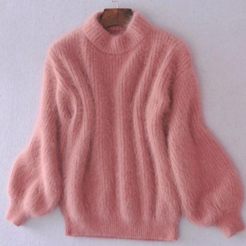 Anellimn comprar blusa grossa básica feminina barato preço blusa feminina de frio blusa de inverno de lã com gola