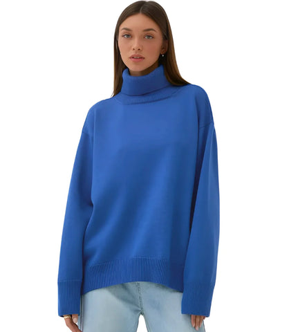 Comprar suéter feminino tricot gola alta 
para o inverno em promoção