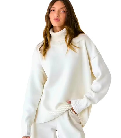 Comprar suéter feminino tricot gola alta 
barato para o inverno 