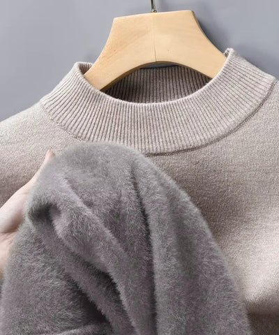 Comprar suéter masculino gola alta tricot forrado premium conforto inverno casual social barato promoção ZARA